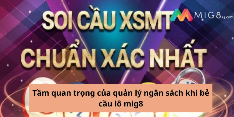 Bẻ Cầu Lô Mig8 - Cùng Chinh Phục Con Số May Mắn Từ Cao Thủ Tầm quan trọng của quản lý ngân sách khi bẻ cầu lô mig8